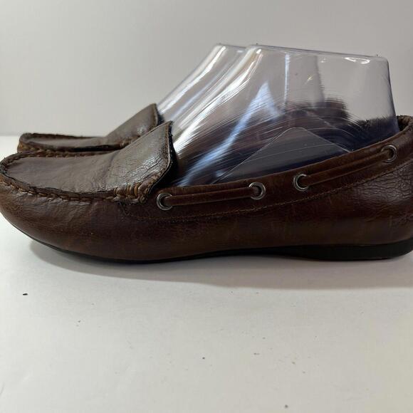 Boc Born Loafers Womens Size 7M Brown Faux Leather Driving Shoes Vegan - Picture 7 of 9